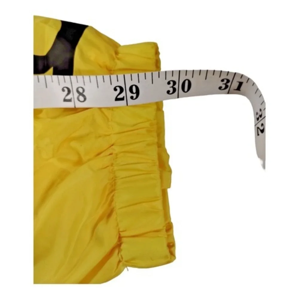 Polaroid Womens Colorblock Hooded Windbreaker Jacket Yellow Black Womens‎ Medium